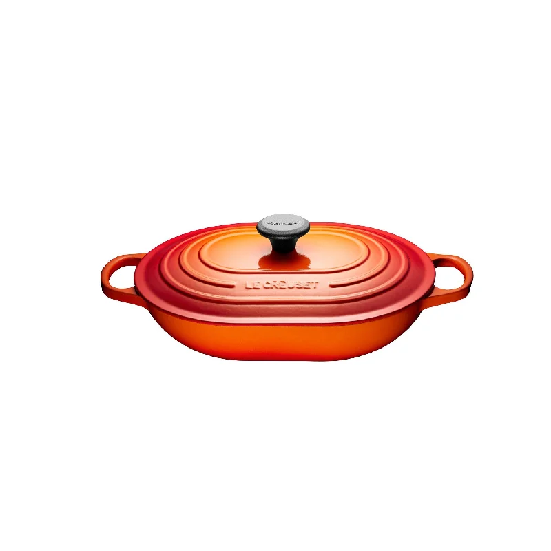 Le Creuset Oblong Casserole 3.4 L Flame (31 cm)