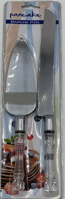 2 PC CAKE CUTTER AND SERVER