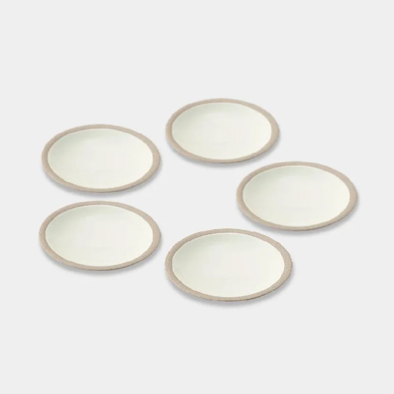 [PLATE SETS] POTTERY SET OF 5 (M) | HASAMI WARES| SAIKAI TOKI