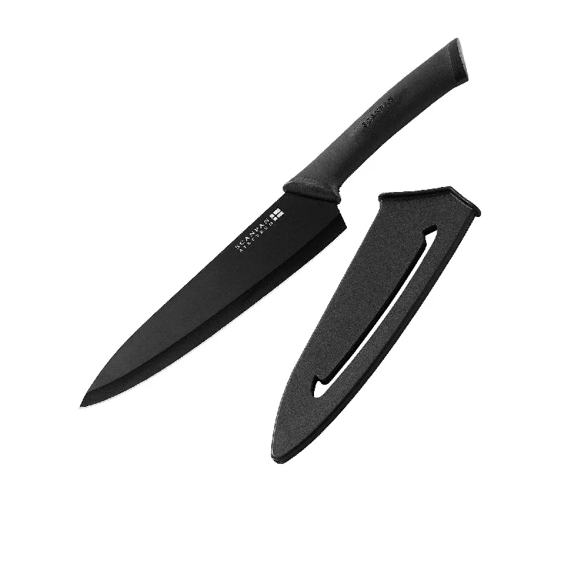 Scanpan Spectrum Soft Touch Cooks Knife 18cm in Black