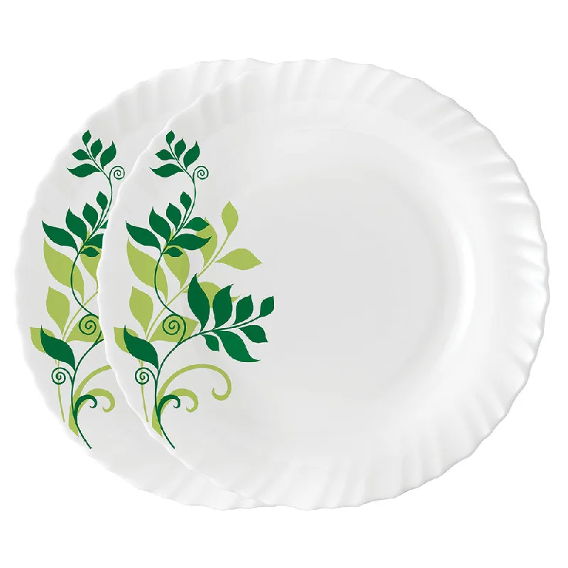 Larah by Borosil Fern Noodle / Soup Plate Set