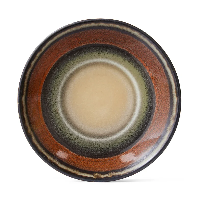 70s Ceramics: Saucer Dark Roast