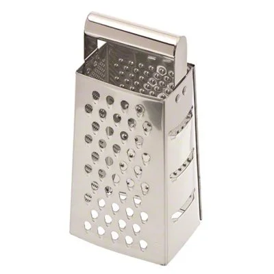 Browne Box Grater, Round Handle, Stainless Steel