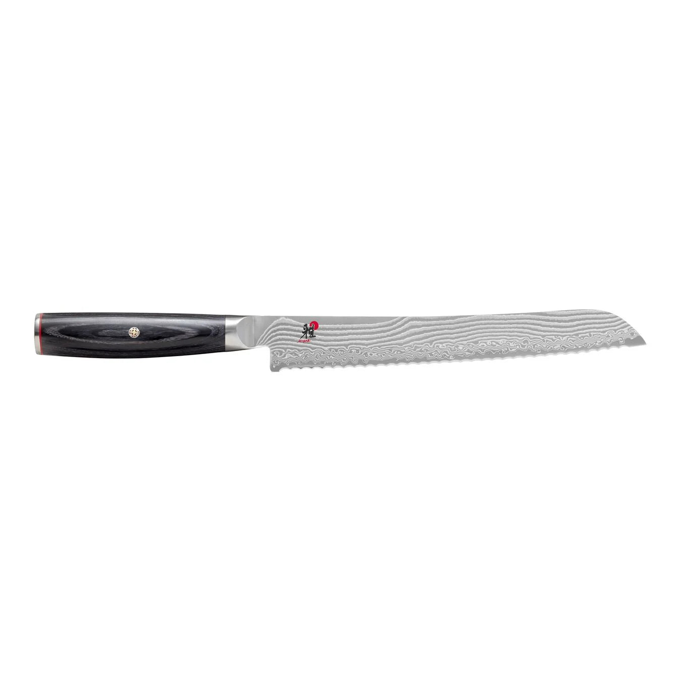 Miyabi Kaizen II 5000FCD FC61 Stainless Steel Bread Knife, 9.5-Inches