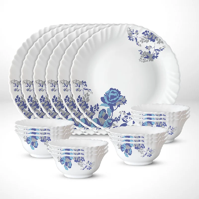 Larah by Borosil Blue Cascade Thali Set