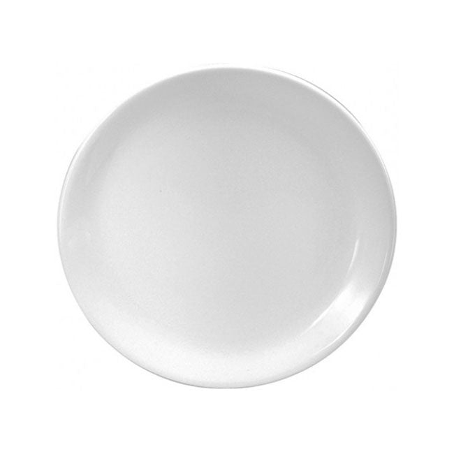 Oneida F8000000118C Buffalo Bright White Coupe Plate, 6-3/8", Case of 36