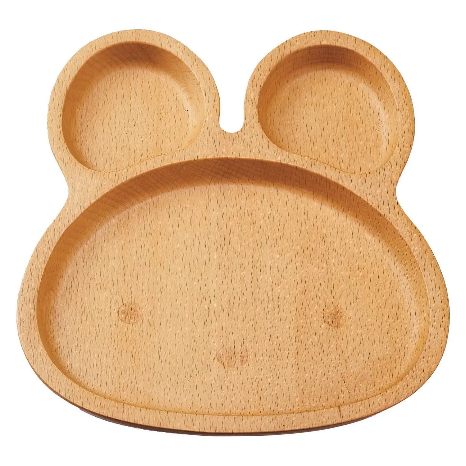 Marujyu Beechwood Kids Plate Rabbit