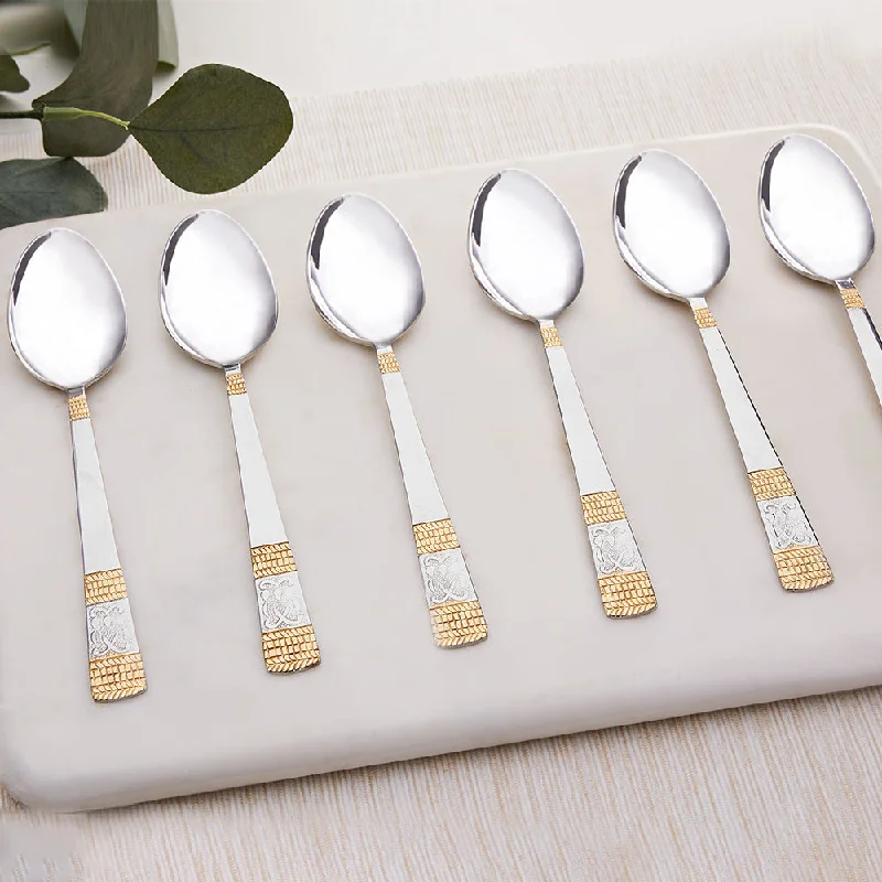 Borosil Venice Dessert Spoon, Set of 6