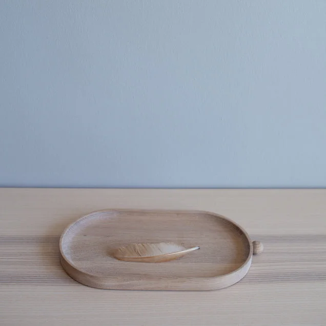 Inka Oak Wood Tray