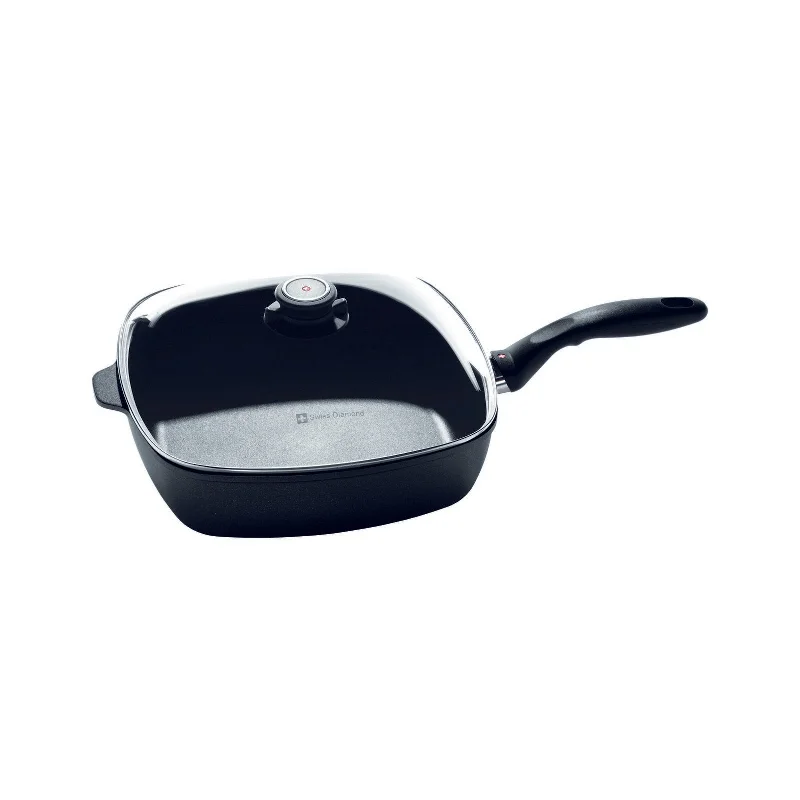 Swiss Diamond XD Nonstick Square Sauté Pan 5.3 Quart