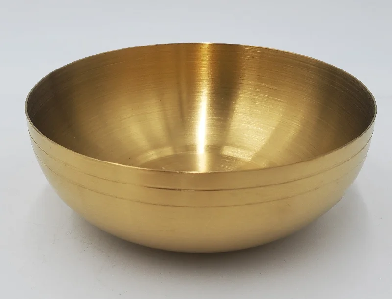 4.75" S/S ROUND BOWL - GOLD