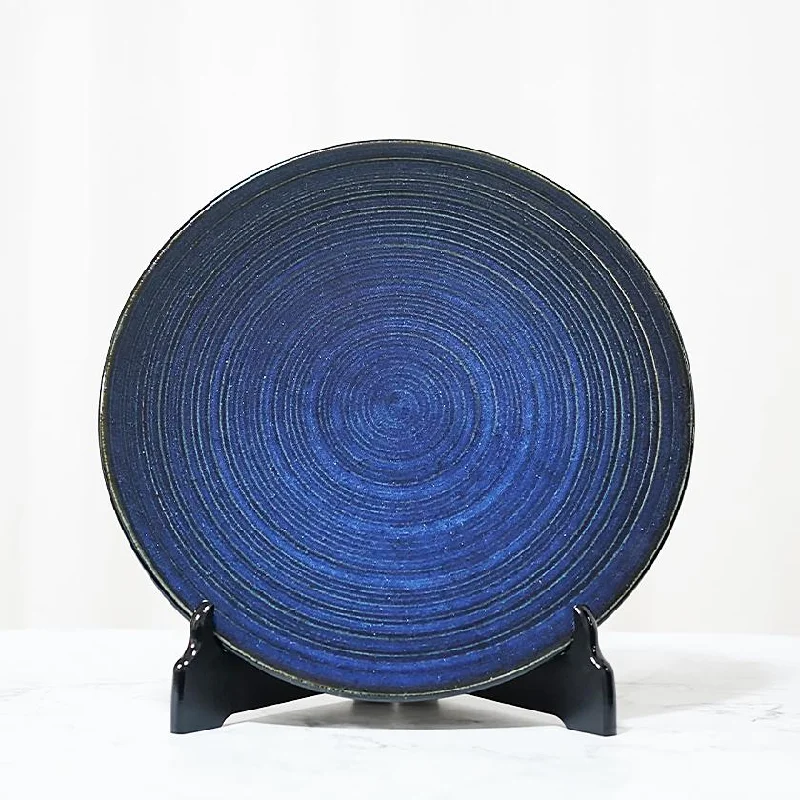 [PLATE] INDIGO (SPACE) | MORI TOKI | OTANI WARE