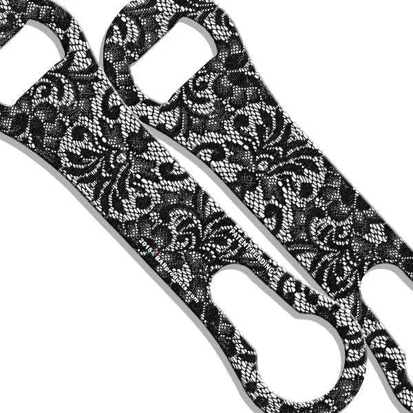 V-Rod® Bottle Opener - Black and White Lace