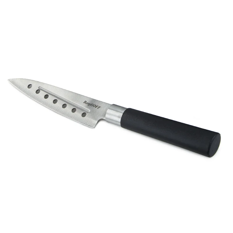 BergHOFF DiNA Codon Stainless Steel Santoku Knife with Holes, 5"