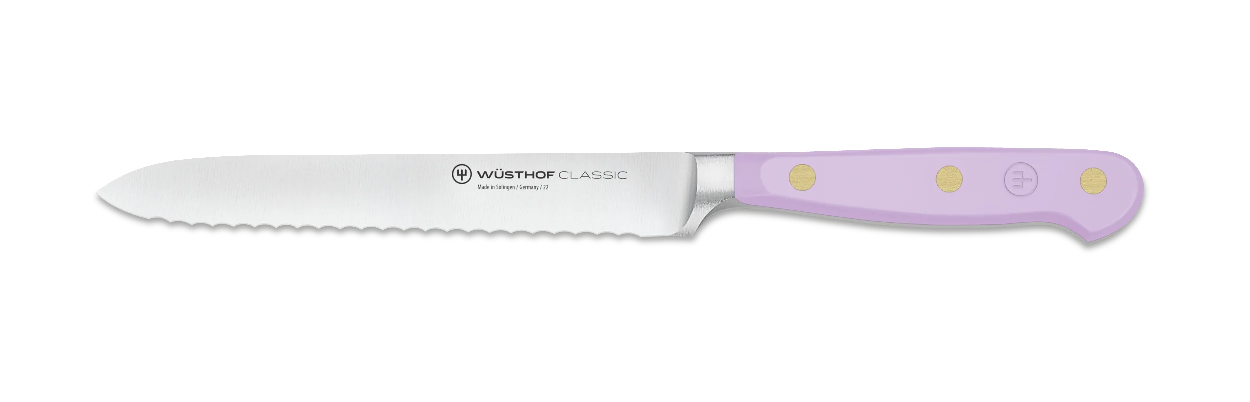 Wusthof 5" Classic Serrated Knife- Purple Yam