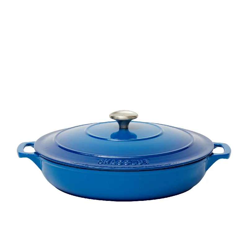 Chasseur Round Casserole 30cm 2.5 litre Imperial in Blue