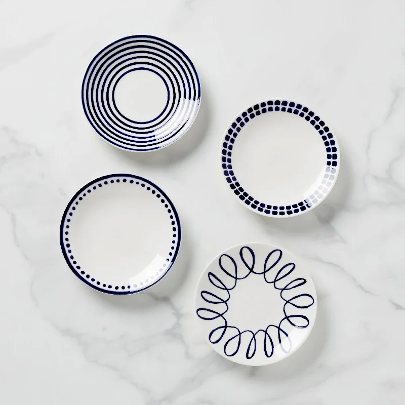 Charlotte Street 4-Piece Tidbit Plates