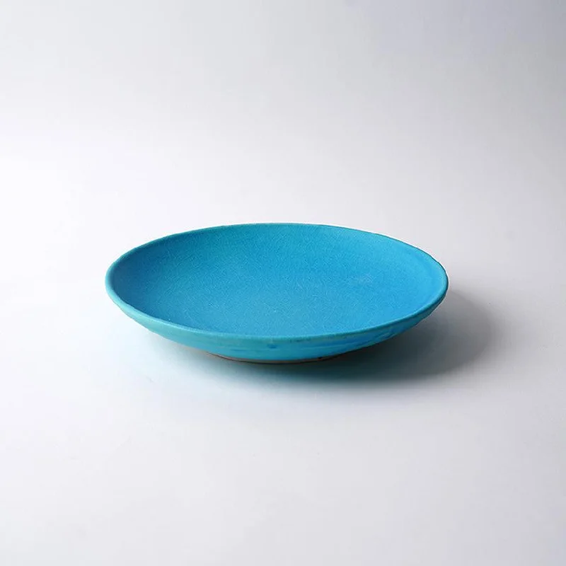 [LARGE PLATE (PLATTER)] TORUCO (22CM) | SHIGARAKI WARE