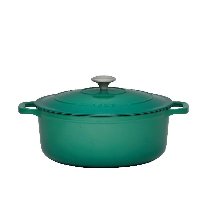 Chasseur Round French Oven 26cm 5 Litre Emerald Green