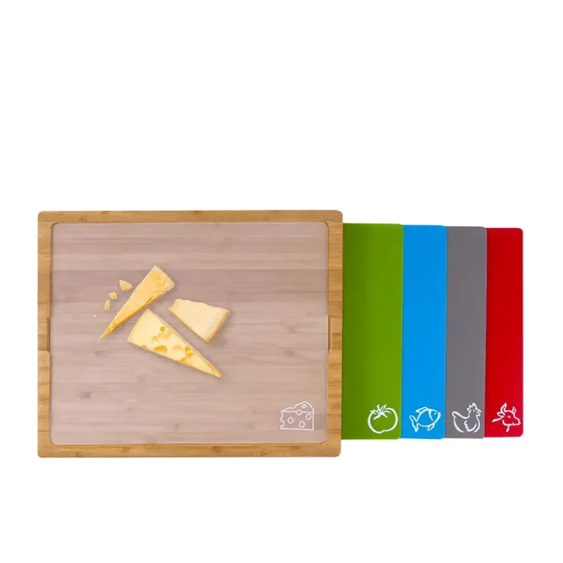 Clevinger Bamboo Chopping Board Set 5pc