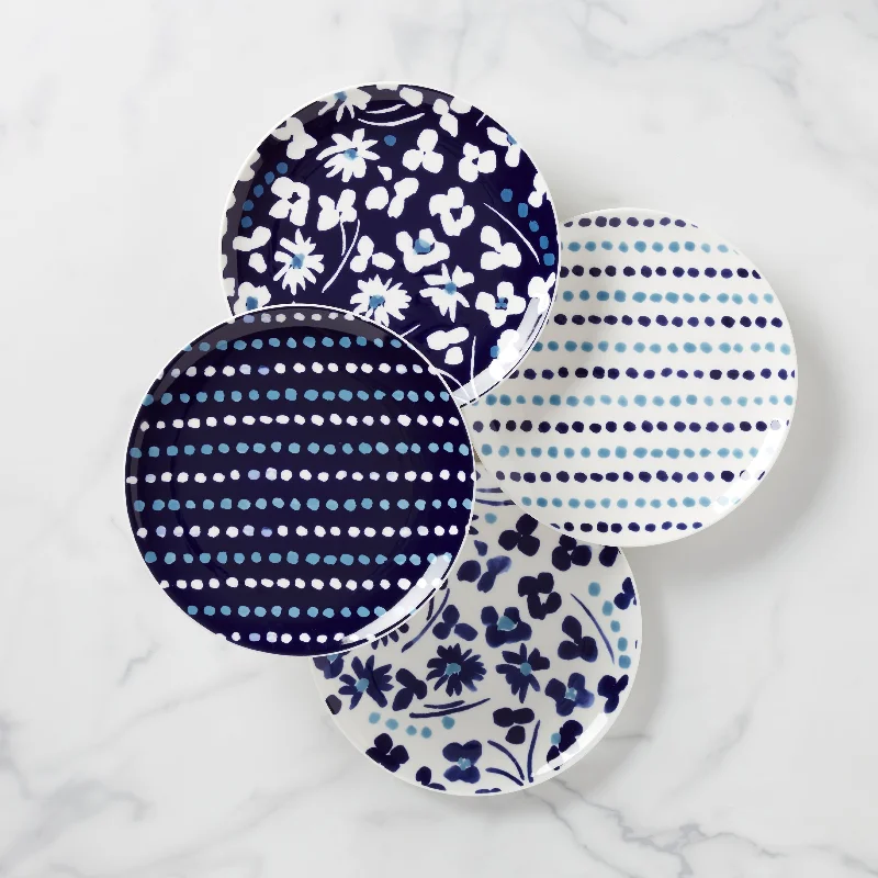 Floral Way 4-Piece Accent Plate Set