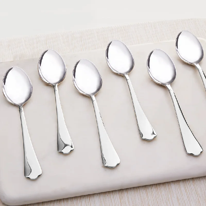 Borosil Eva Dessert Spoon, Set of 6