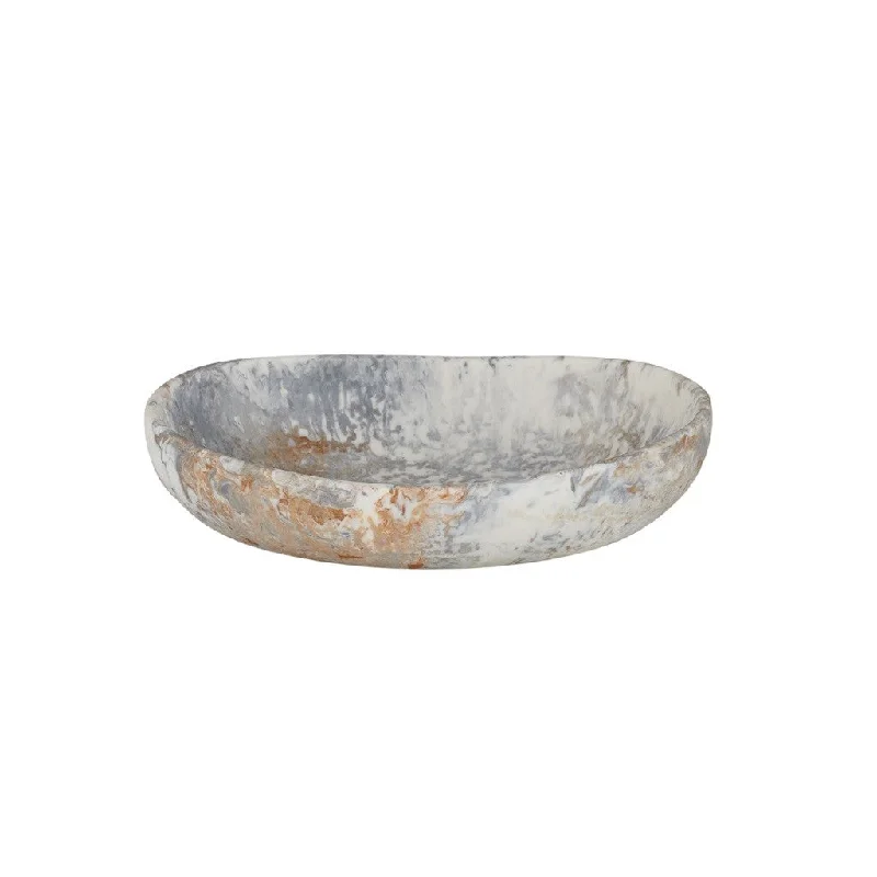 Assemble Hadley Resin Bowl 14.5x19.5x5cm - Steel