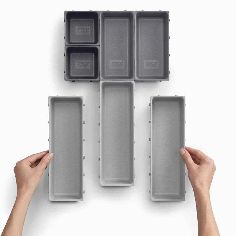 Blox™ 7-piece Grey Drawer Organizer Set