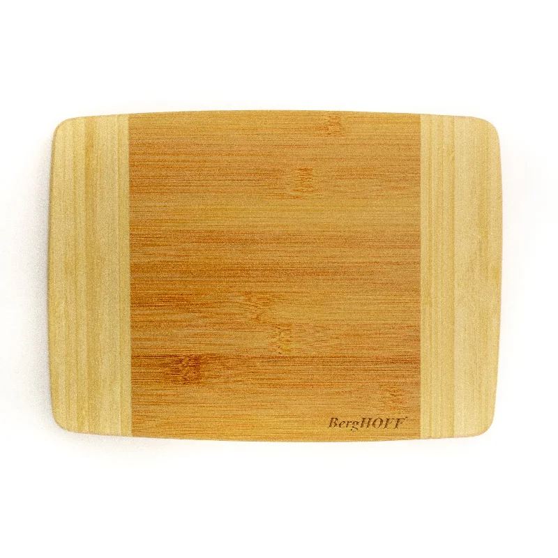 BergHOFF Bamboo 10.6" x 7.7" Rectangle Cutting Board, Two-toned