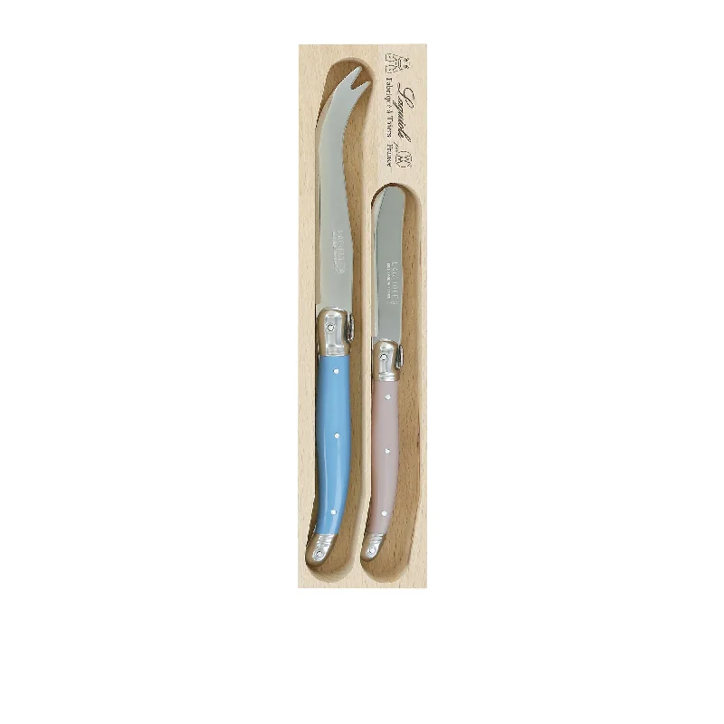 Laguiole Andre Verdier Debutant Cheese Knife 2 Piece Set