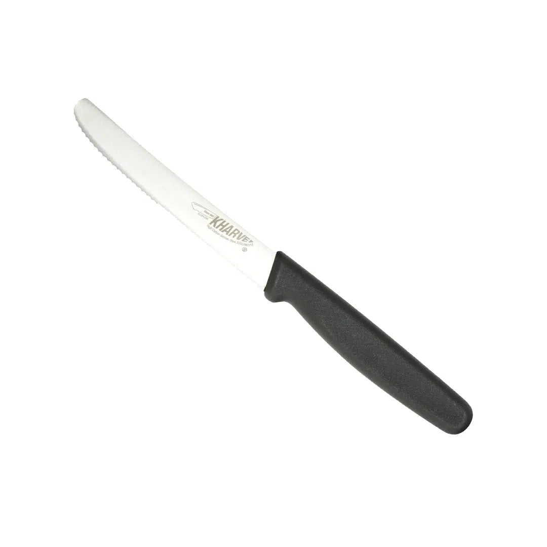 Kharve® Knife Serr 10cm - Black