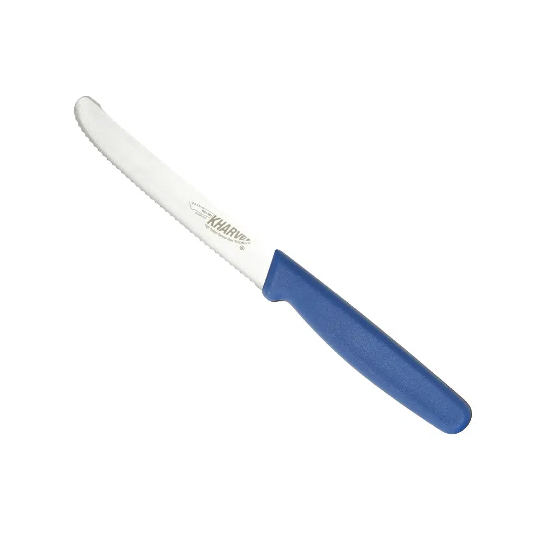 Kharve® Knife Serr 10cm - Blue