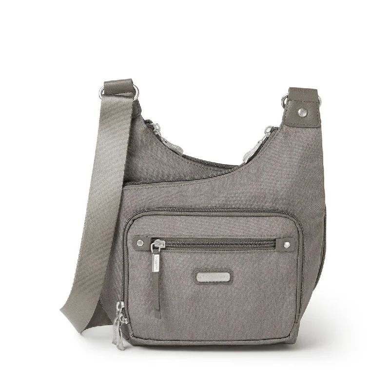 Baggallini RFID Cross City Bagg - Sterling Shimmer