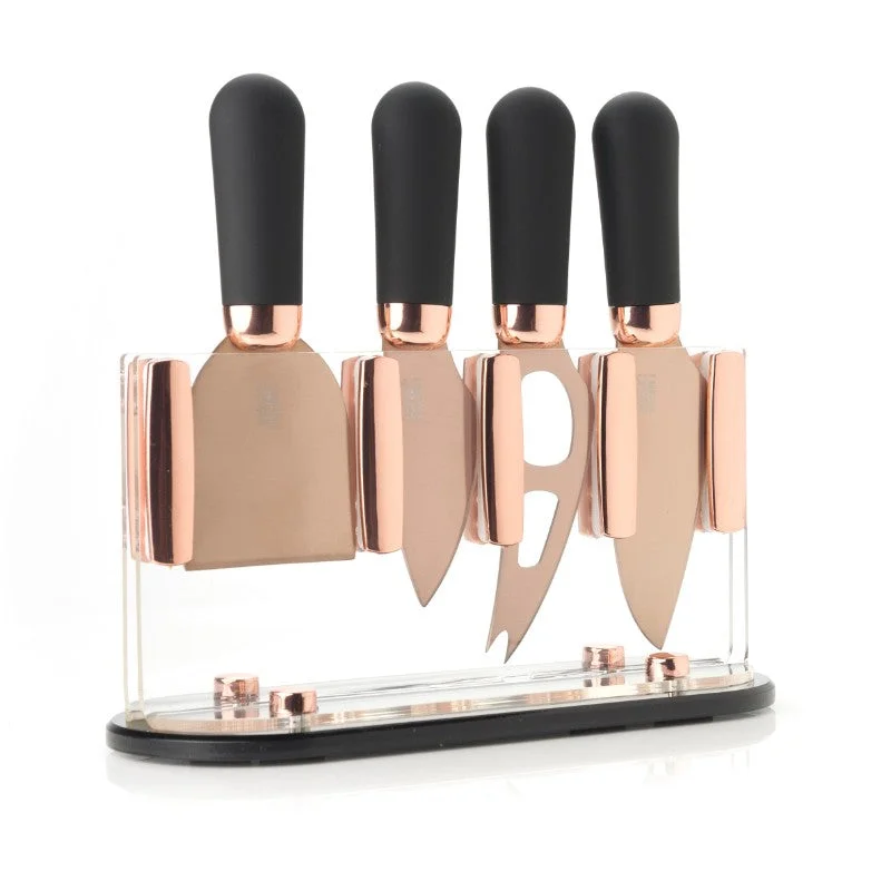 Taylor's Eye Witness Brooklyn Cheese Knife Set - Rose Gold