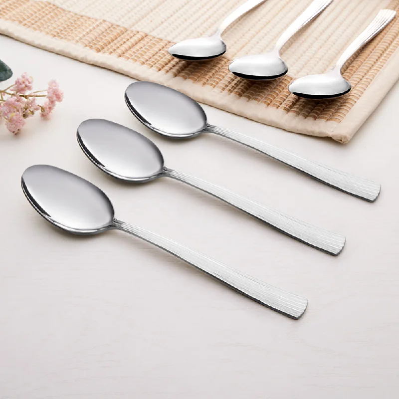 Borosil Vintage Dessert Spoon, Set of 6