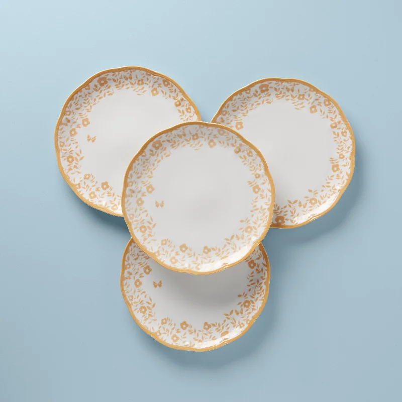 Butterfly Meadow Cottage 4-Piece Dinner Plates