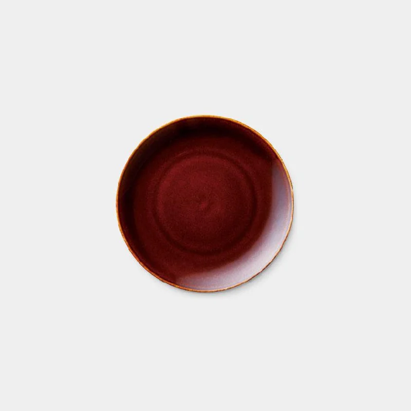 [SMALL DISH (PLATE)]  10 CM SMALL DISH (BROWN) | MINO WARES | MARUMO TAKAGI