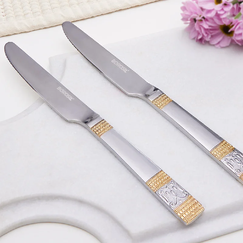 Borosil Venice Butter Knife, Set of 2