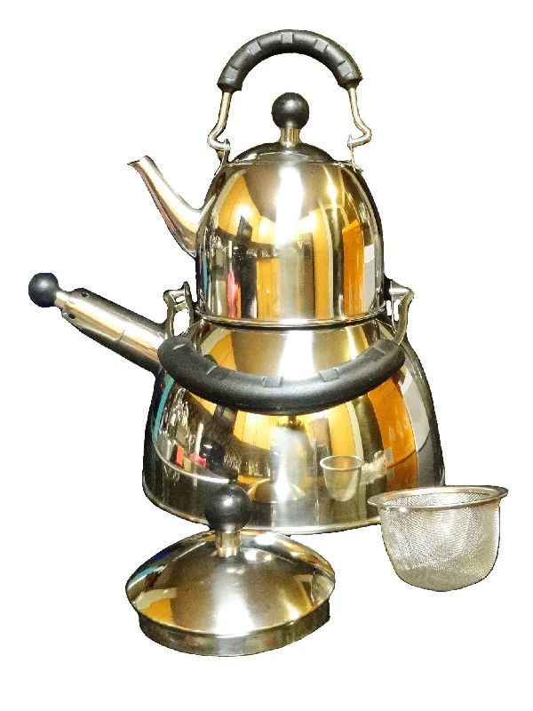 Double Whistling Kettle with Strainer (Ketri)