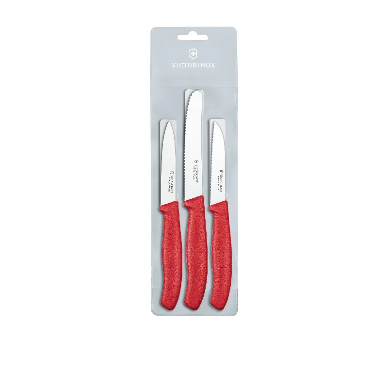 Victorinox Paring Knife Set Red