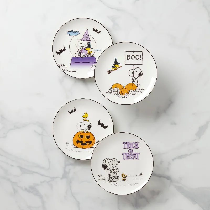 The Great Pumpkin Accent Plates, Set of 4