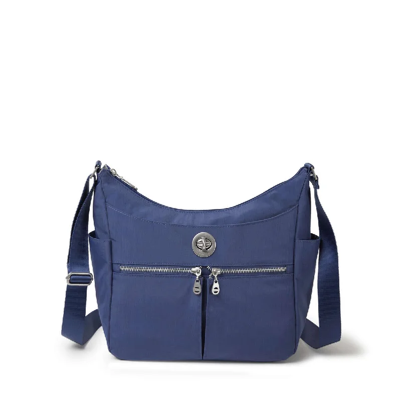 Baggallini Bristol RFID Crossbody Hobo Bag - Indigo Sky