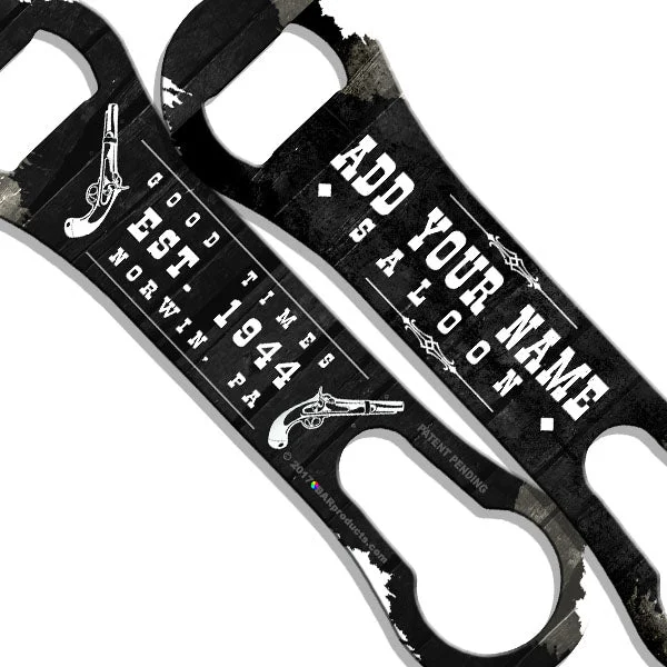 CUSTOMIZABLE V-Rod® Bottle Opener - Saloon Theme