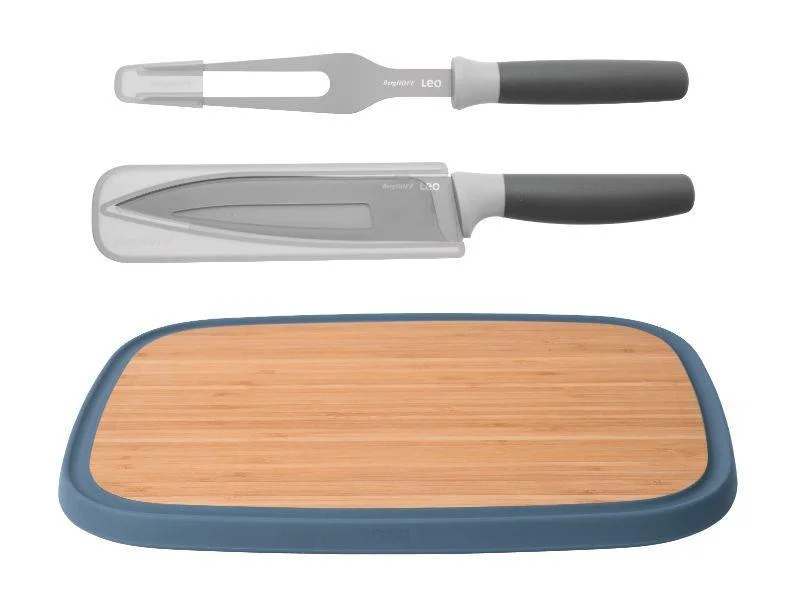 BergHOFF Leo 3pc Complete Carving Set with Cutting Board