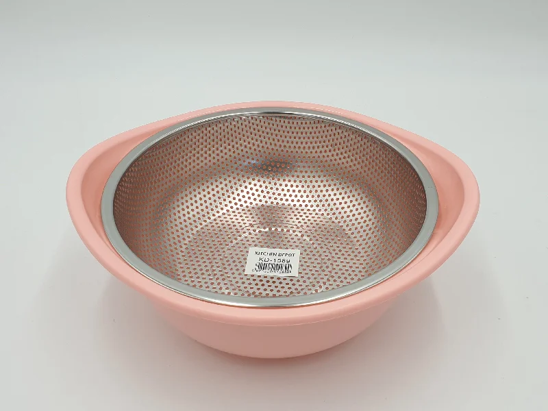 2PC 9" STRAINER S/S & PLASTIC