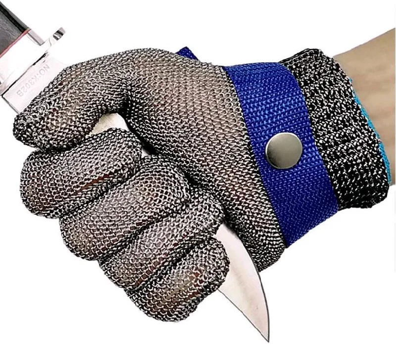 DVA/Beltram Cut Resistant Mesh Butcher Safety Work Gloves