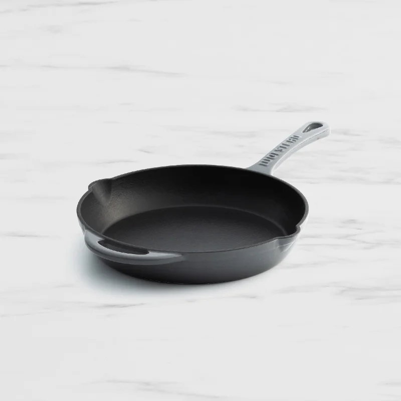 Wolstead Endure Round Enamel Cast Iron Frypan 26cm Grey